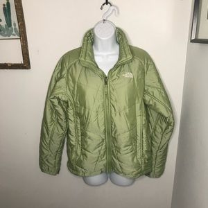 The North Face Green Puffer Jacket Red Tag Medium